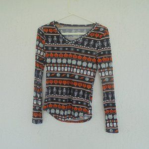 Halloween Top No Boundaries Pumpkins Small 3-5